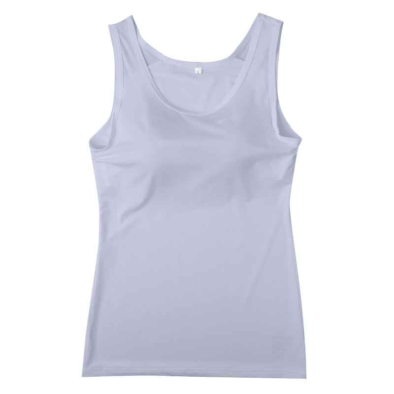 接触冷感 レディース カップ付きインナー タンクトップ ブラトップ 夏インナー M L LL UVカット インナーシャツ ノンワイヤー カップ付きタンクトップ DRYインナー 涼しいインナー レディースインナー 女性下着 さらさら 汗対策