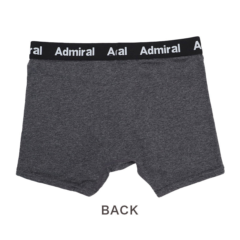 ボクサーパンツ メンズ 前閉じ 3枚組 綿混 Admiral アドミラル ボクサーブリーフ M L LL 男性下着 紳士下着 パンツ インナー 肌着 コットン混 セット 色違い まとめ買い 洗い替え 前とじ 男性用 メンズ下着 やわらか 快適 デイリー 普段使い