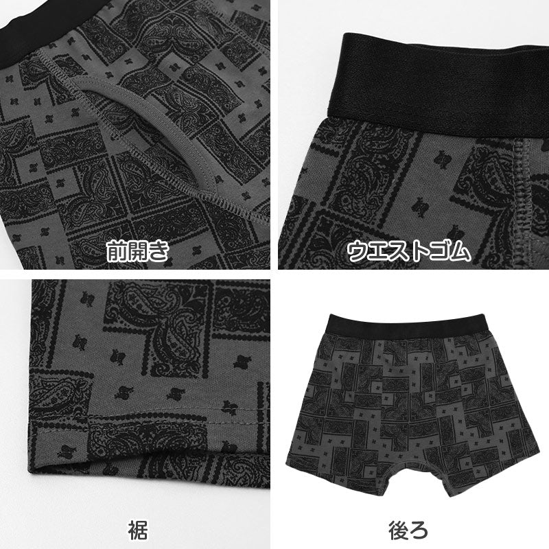 ボクサーブリーフ 男の子 綿100％ 前開き 2枚組 キッズ ジュニア ボクサーパンツ 男児 下着 パンツ 140cm 150cm 160cm 170cm インナー 肌着 子供 子ども 男子 小学生 中学生 スクール 通学 洗い替え まとめ買い 2枚セット デイリー 普段使い