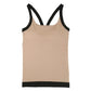 MICHEL KLEIN レディース カップ付き キャミソール モールドカップ ストレッチ M L LL カップ取り外し可 ブラトップ ブラキャミ カップ付きインナー 伸縮 フィット 立体仕様 インナー 下着 肌着 婦人 女性 楽な着心地 シンプル ベーシック デイリー