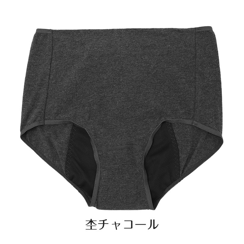 アイリン レディース サニタリーショーツ 夜用 ウエストわさ仕様 深ばき 深め 羽つきナプキン対応 綿混 洗濯タグレス プラチナ加工 M L LL 生理用ショーツ 生理パンツ 締め付けない 羽根つき ショーツ 下着 インナー 婦人 女性 コットン混 普段履き