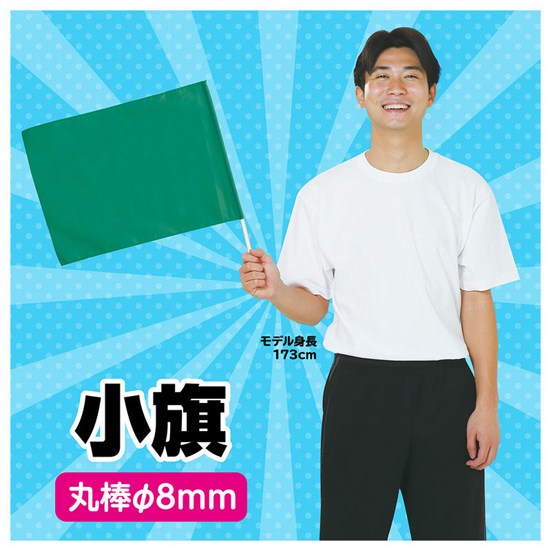 カラー小旗 フラッグ 旗 応援旗 カラーフラッグ 410×300mm 運動会 体育祭 ダンス 演技 集団行動 イベント 応援グッズ 手旗 学校 幼稚園 保育園 小学校 クラス チーム 団体 応援用品 安い スポーツ大会 発表会 学芸会 イベント用品 (取寄せ)