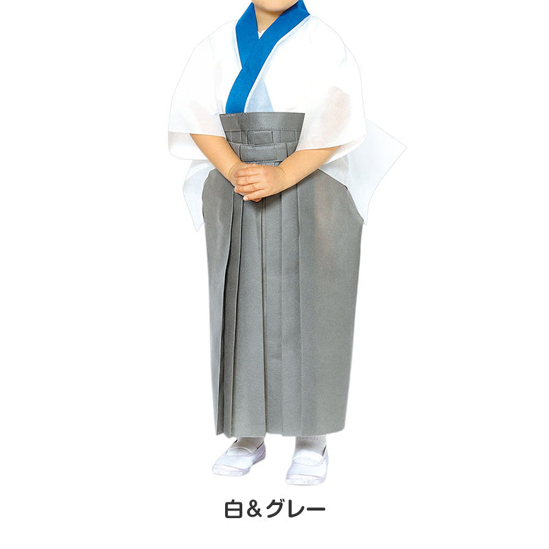 侍衣装 キッズ コスプレ 着物 袴 セット 子供用 フリー 和装衣装 イベント衣装 発表会 運動会 コスチューム 時代劇衣装 なりきり衣装 軽量 簡単着用 不織布 衣装セット 武士衣装 和風コスプレ (取寄せ)