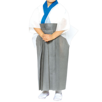 侍衣装 キッズ コスプレ 着物 袴 セット 子供用 フリー 和装衣装 イベント衣装 発表会 運動会 コスチューム 時代劇衣装 なりきり衣装 軽量 簡単着用 不織布 衣装セット 武士衣装 和風コスプレ (取寄せ)