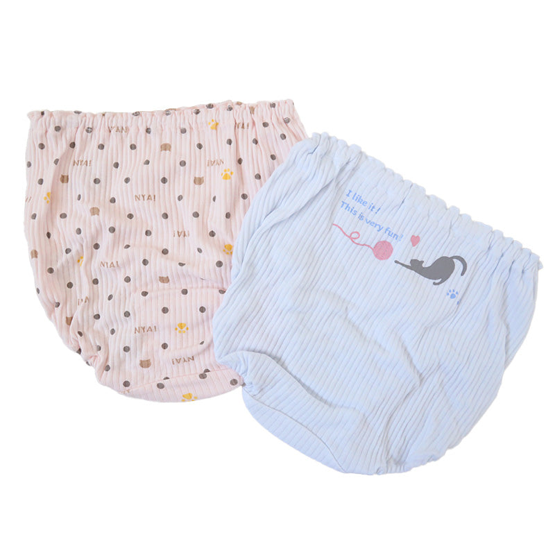 子供 ショーツ 綿100% キッズ 締め付けない 2枚組 130 140 150 160 リブ 女の子 下着 パンツ 小学生 伸びる 伸縮 女児ショーツ 深ばき ガールズ インナー 子ども 柄 深め コットン 青 ピンク