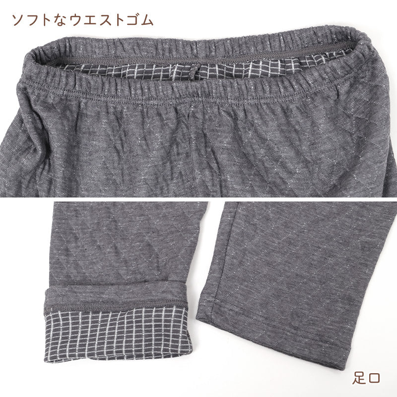 婦人 スラックス下 ズボン下 9分丈 インナー ボトム ボトムス キルト肌着 M L LL 婦人肌着 レディース シニア ミドル 下着 肌着 レギンス スパッツ 厚手 厚地 下着 暖かい あったか 防寒 寒さ対策 冷え対策 冬