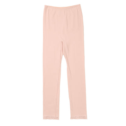 インナーパンツ レディース 9分丈 レギンス ズボン下 綿混 秋 冬 腰当て付き M L LL スラックス下 スパッツ 婦人 下着 インナー 暖かい 冷え取り 冷え性 寒さ対策 防寒 インナーボトム ボトムス 温活 あったか