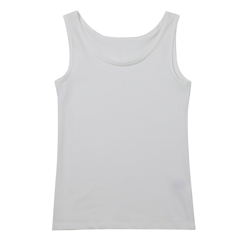タンクトップ インナー レディース 綿混 M L LL リラックス アンダーウェア 女性 肌着 下着 敏感肌 肌に優しい コットン 綿 シンプル 無地 定番 黒 白 30代 40代 50代 60代