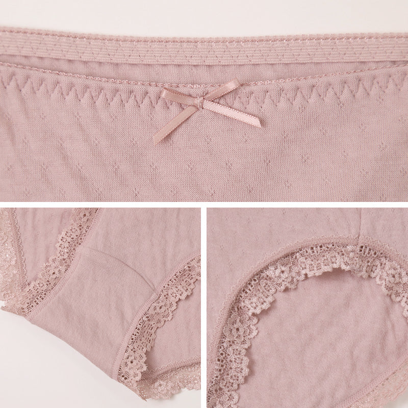 ショーツ 綿100% レディース  M L LL 綿 パンツ 下着 女性 肌にやさしい コットン 敏感肌 スタンダードショーツ シンプル 無地 肌着 婦人 インナー レース 柔らかい ダブルガーゼ 通気性 保温 快適 30代 40代 50代