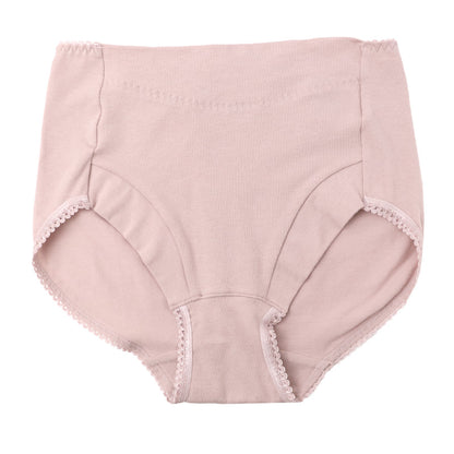 ショーツ レディース 深ばき 綿混 お腹らくらく 下着 女性用 パンツ インナー ハイウエスト ゆったり M L LL 3L 締め付けにくい ストレッチ コットン 無地 シンプル デイリー 快適 リラックス 深履きショーツ お腹すっぽり 楽ちんショーツ