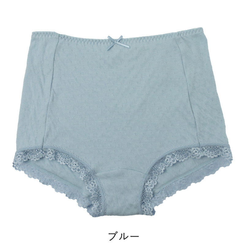 ショーツ 綿100% ガーゼ レディース M L LL 綿 パンツ 下着 女性 30代 40代 50代 肌にやさしい コットン 敏感肌 柔らかい スタンダードショーツ シンプル 無地 肌着 婦人 インナー レース ダブルガーゼ 通気性 保温 快適