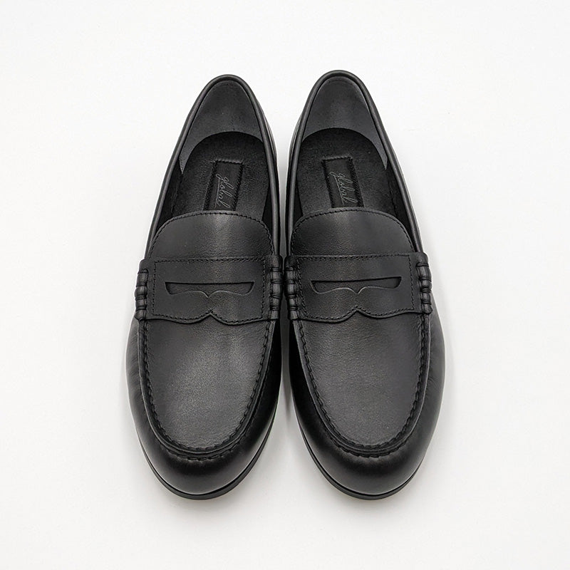 ローファー 学生靴 通学靴 革靴 本革 靴 シューズ 男子 メンズ 3E 23cm