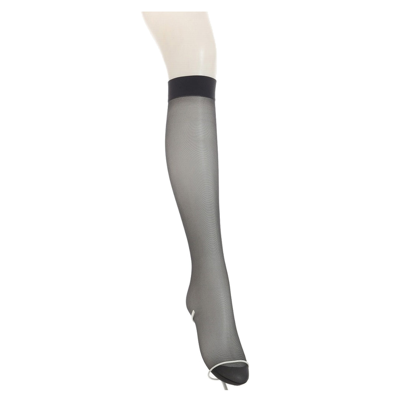 アツギ 【3足セット】ASTIGU 強 丈夫 ひざ下丈 ストッキング 22-25cm (ATSUGI アスティーグ レディース 黒 UVカット ハイソックス) (在庫限り)