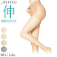 アスティーグ 伸 ストッキング おなかリラックス ASTIGU M-L・L-LL (しめつけない よく伸びる アツギ パンスト パンティストッキング 夏 春 デイリー 日常使い) (在庫限り)
