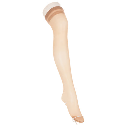 アスティーグ 肌 ショートストッキング ストッキング ひざ上 22-25cm (ASTIGU ひざ上丈 オーバーニー 婦人 黒 ベージュ 伝線しにくい)