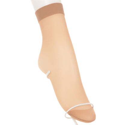 アスティーグ 肌 ショートストッキング ストッキング くるぶし丈 22-25cm (ASTIGU アンクル丈 足首丈 婦人 黒 ベージュ 伝線しにくい)