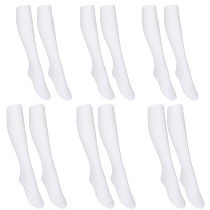 ハイソックス ソックス スクールソックス 靴下 38cm丈 3足組 2セット 22-24cm・24-26cm 白 黒 紺 レディース 女子 スクール 通学 部活 中学生 高校生 まとめ売り
