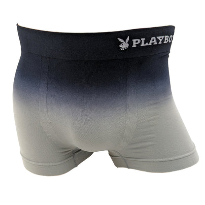PLAYBOY ボクサーブリーフ メンズ ボクサーパンツ 紳士 ボクサー プレイボーイ M～LL (ストレッチ シームレス サイド縫い目なし 前閉じ playboy PLAY BOY) (在庫限り)