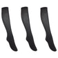 冷やしソックス レディース ひざ下丈 サマーソックス 吸汗速乾 冷感 3足セット 22-25cm 50デニール ヌードトウ UV対策 静電気防止 消臭 蒸れにくい ストッキング風 靴下 3足セット 夏用 ハイソックス ショートストッキング 汗対策 におい対策