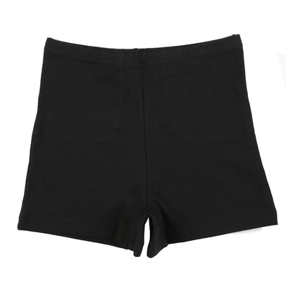 アツギ サニタリー スパッツ 1分丈スパッツ 一分丈 ジュニア 女子 カバパン S～L 生理用 黒パンツ スクール 女の子 キッズ オーバーパンツ アンダーパンツ カバーパンツ 黒 スカート下 子供 スクールタイム 重ね履き (在庫限り)