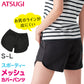 アツギ カバパン オーバーパンツ 重ねばき用 スカート下 3分丈 メッシュ ゆったりめ スパッツ レギンス 女子 中学生 高校生 カバーパンツ S～L 黒 インナー パンツ 夏 速乾 子供 ジュニア キッズ 部屋着