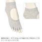 5本指ソックス レディース 滑り止め 五本指靴下 指先なし 甲あき スニーカー丈 ヨガ 23-25cm (アツギ 靴下 ソックス ヨガソックス クリアビューティ スニーカーソックス くつした すべり止め) (在庫限り)