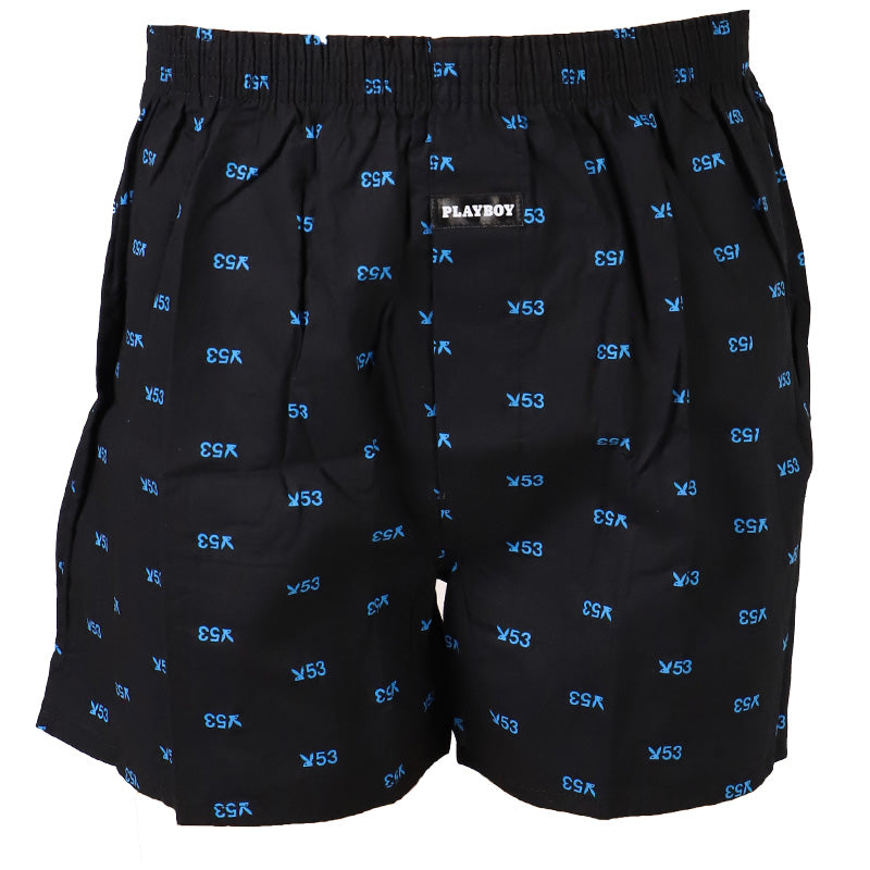 PLAYBOY 綿100　トランクス M L LL 前開き playboy かっこいい おしゃれ 柄 下着 アンダーウェア インナー ベーシック コットン