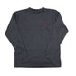 tシャツ メンズ 長袖 クルーネック ロンT インナー ワンポイント ブランド プレイボーイ M～LL トップス インナーシャツ 丸首 春 秋 紳士 肌着 男 下着 PLAYBOY アンダーウェア (在庫限り)