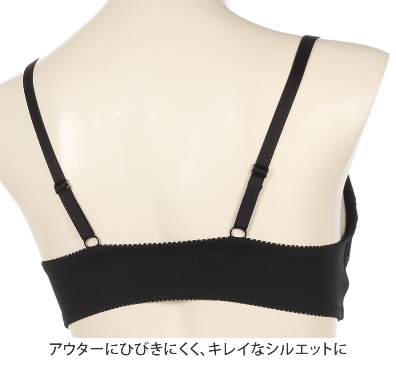 ノンワイヤーブラ ブラジャー シームレス ブラ フロントホック