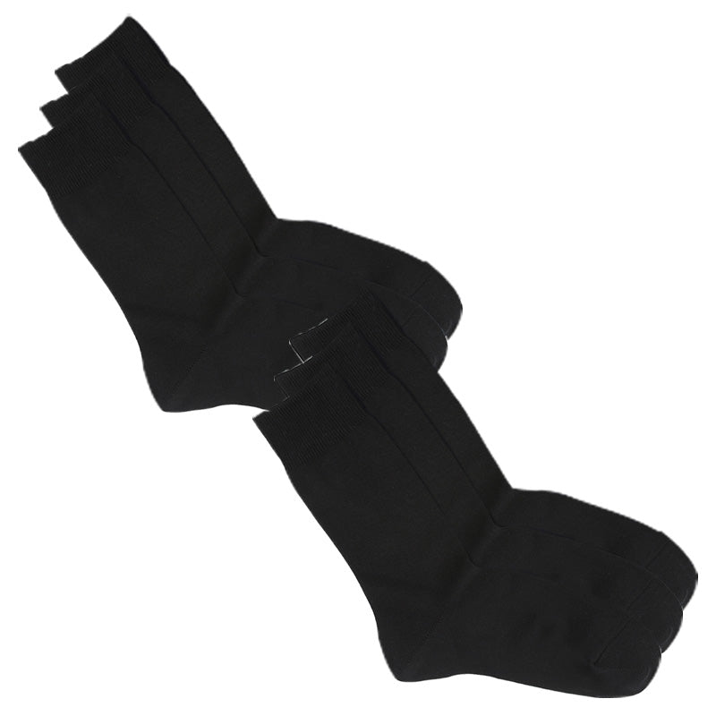 ソックス メンズ ビジネス 靴下 通勤 アツギ WORK-Fit 紳士 クルー丈ソックス 3足組 2セット 24-26cm・26-28cm 紳士 男性 ワークフィット プレーンソックス くつ下 くつした シンプル 無地 atsugi アツギ シンプル 無地 ソフトフィット