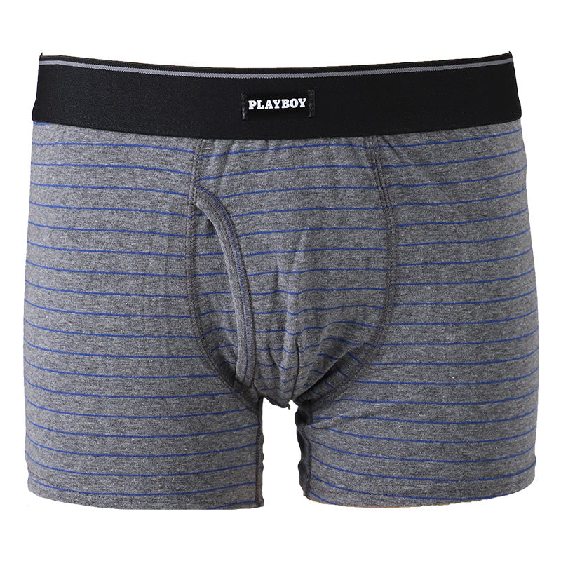 PLAYBOY ボクサーパンツ メンズ 前開き ボクサーブリーフ ブランド 綿 インナー コットン M～LL 下着 男性 パンツ ボクサー シンプル おしゃれ プレイボーイ playboy PLAY BOY