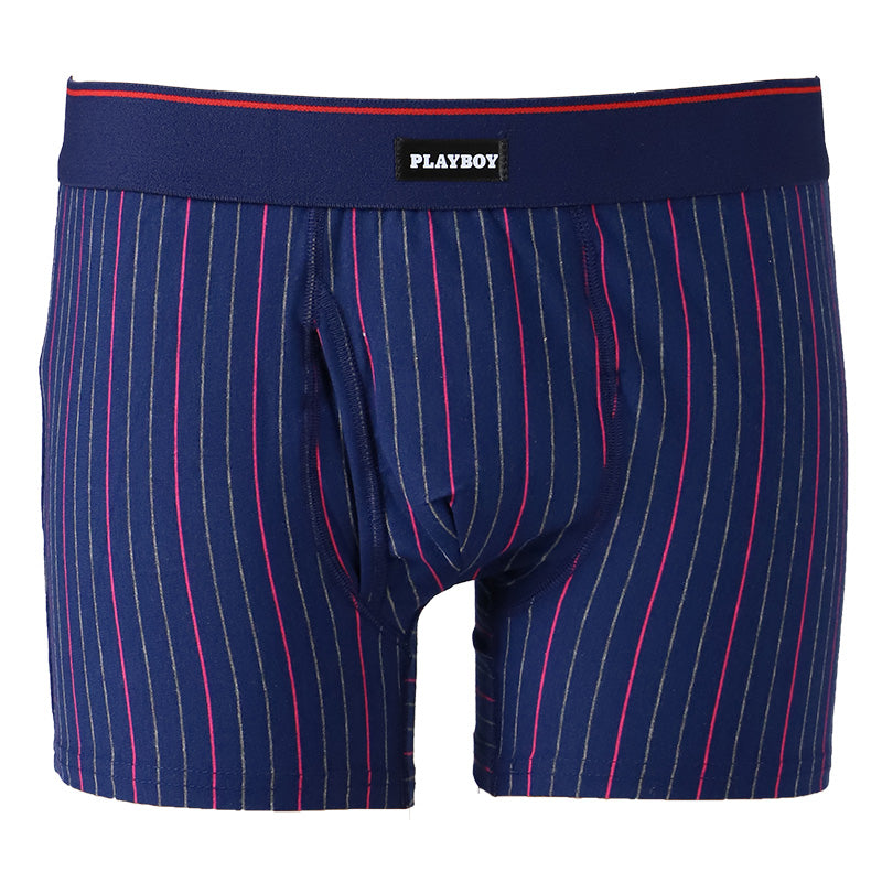 PLAYBOY ボクサーパンツ メンズ 前開き ボクサーブリーフ ブランド 綿 インナー コットン M～LL 下着 男性 パンツ ボクサー シンプル おしゃれ プレイボーイ playboy PLAY BOY