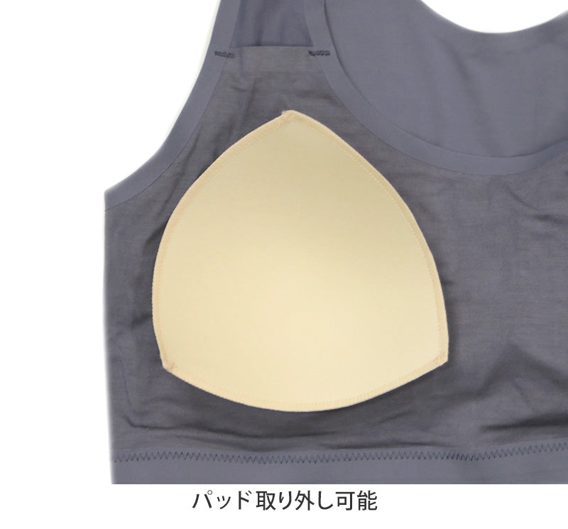 ノンワイヤーブラ ブラジャー ハーフトップ シームレス ブラ 2枚セット M L LL 3L 4L 下着 3l 4l LL インナー モールドカップ シンプル 無地 e-select  ひびきにくい アウターにひびかない レディース アツギ 2枚組 まとめ売り
