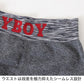 PLAYBOY ボクサーパンツ メンズ ボクサーブリーフ ブランド 成型ボクサー インナー 3枚組 M～LL セット 前閉じ 下着 男性 パンツ ボクサー シンプル おしゃれ プレイボーイ (在庫限り)