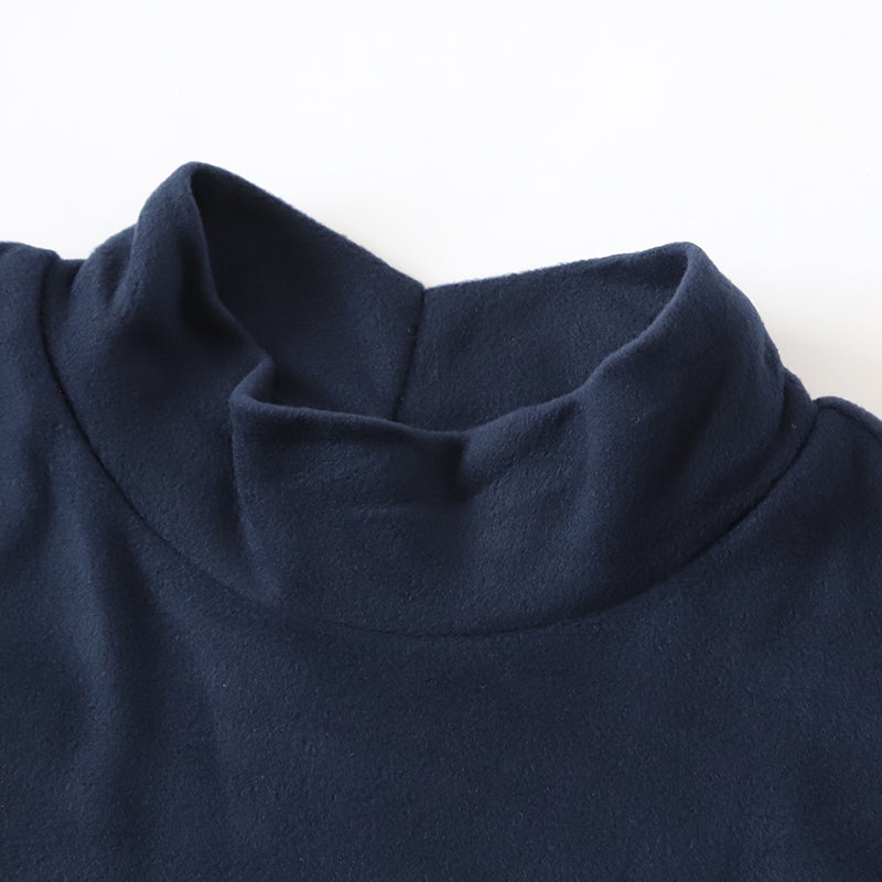 メンズ tシャツ フリース 長袖 インナー 防寒 暖かい あったかい ロンT ブランド プレイボーイ M～LL トップス インナーシャツ 丸首 秋 冬 紳士 肌着 男 クルーネック PLAYBOY アンダーウェア (在庫限り)