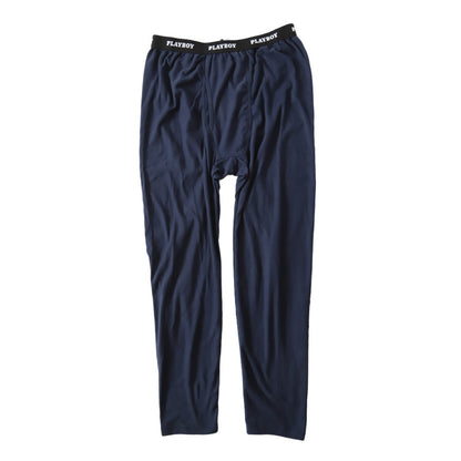 メンズ ロングタイツ レギンス 起毛 ロングボトム 防寒 フリース ロングパンツ ルームパンツ 部屋着 ボトム M～LL ルームウェア 長ズボン プレイボーイ ボトムス パンツ アウター PLAYBOY 秋 冬 ブランド (在庫限り)