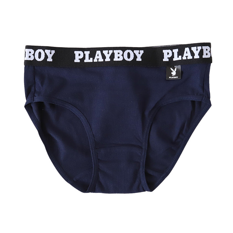 ショーツ レディース 婦人 シンプル ブランド PLAYBOY M L LL 下着 肌着 インナー PLAY BOY かっこいい 綿混