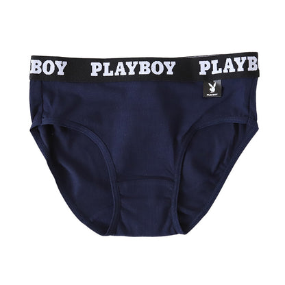 ショーツ レディース 婦人 シンプル ブランド PLAYBOY M L LL 下着 肌着 インナー PLAY BOY かっこいい 綿混 (在庫限り)