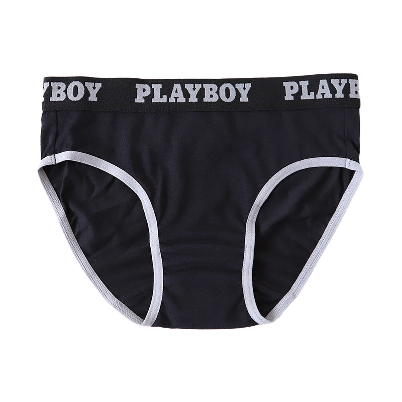 ショーツ レディース 婦人 シンプル ブランド PLAYBOY M L LL 下着 肌着 インナー PLAY BOY 綿混