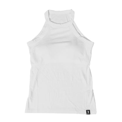 レディース ホルターネック タンクトップ カップ付き インナー ブラトップ ノースリーブ 肌着 M L LL カップ付きタンクトップ カップ付きインナー スリーブレス カップ付 婦人 黒 白 下着