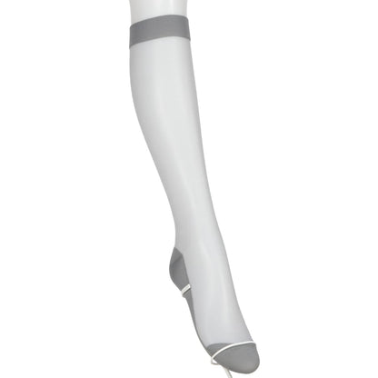 アスティーグ 透 ショートストッキング ストッキング ひざ下 ハイソックス 22-24cm ASTIGU ひざ下丈 婦人 ベージュ 黒 グレー 白 透明感 伸縮性