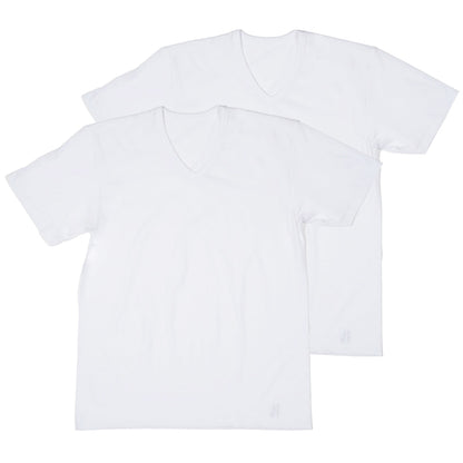 メンズ 半袖V首Tシャツ 半袖シャツ vネック 2枚組 吸汗速乾 吸水速乾 ドライ 乾きやすい 綿混 M L LL インナー 紳士 肌着 男 アンダーウェア まとめ買い