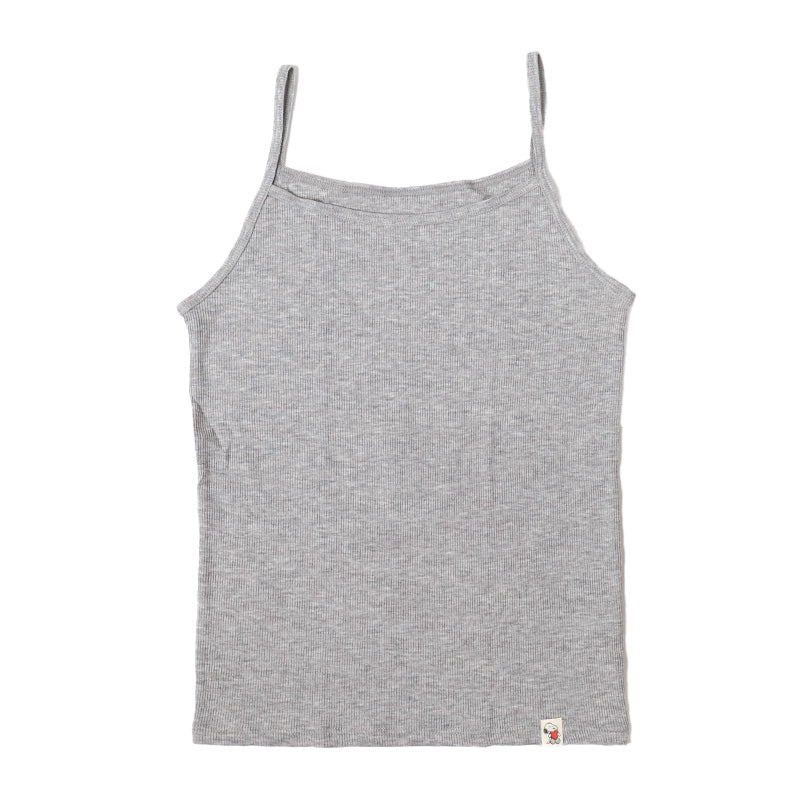 キャミソール 女の子 キッズ 小学生 キャミ 女児 リブ 子供 スヌーピー 130cm 140cm 150cm 160cm インナー 下着 中学生 女子