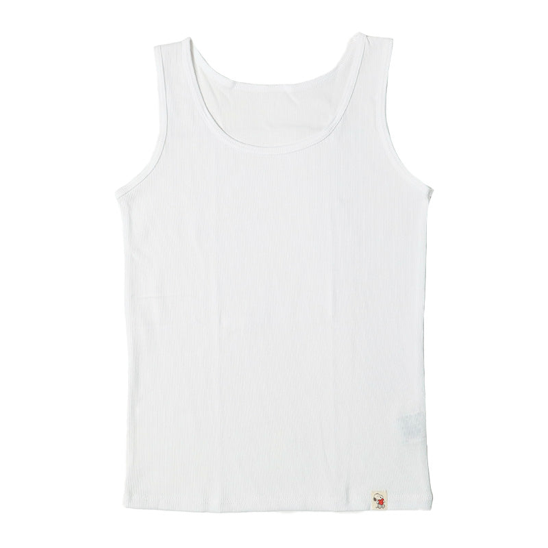 タンクトップ キッズ 小学生 タンク 女児 子供 リブ 女の子 スヌーピー 130cm 140cm 150cm 160cm インナー 下着 中学生 女子