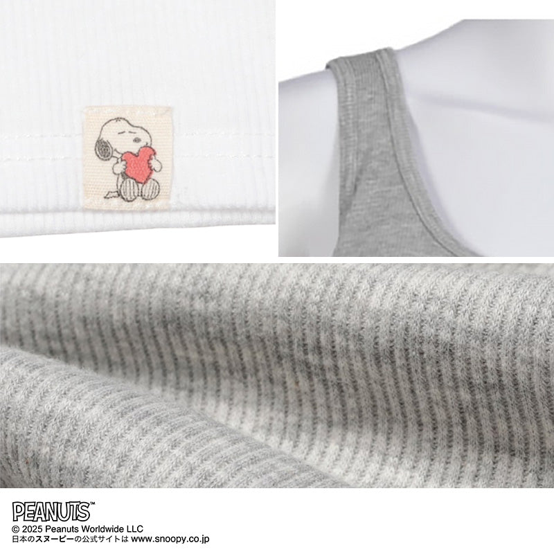 カップ付きタンクトップ キッズ 小学生 タンクトップ 子供 リブ 女の子 スヌーピー 150cm 160cm 165cm 女児 カップ付タンクトップ インナー 下着 中学生 女子 カップ付きインナー パッド付き ジュニアブラ ファーストブラ