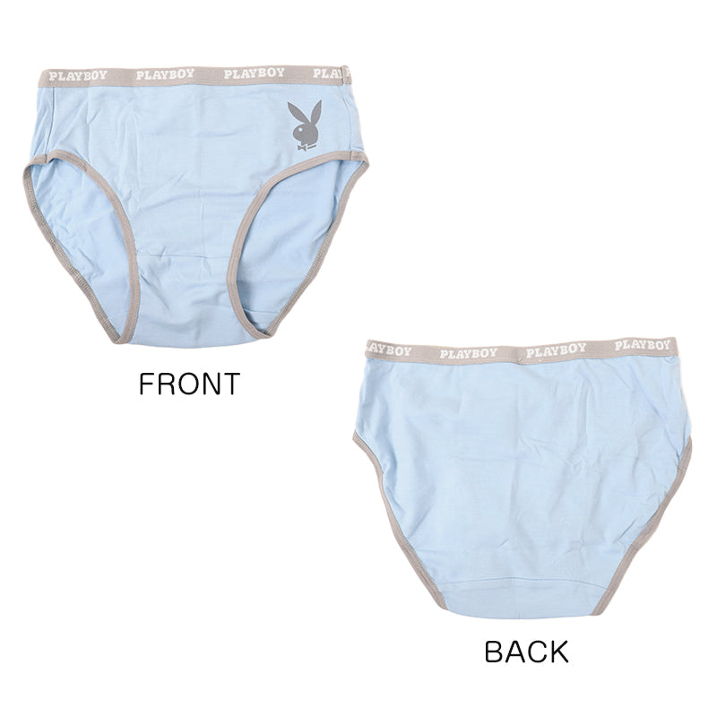 ショーツ レディース 婦人 3枚組 シンプル ブランド PLAYBOY プレイボーイ ベア天 M L LL 下着 肌着 インナー PLAY BOY かっこいい 綿混 まとめ買い セット