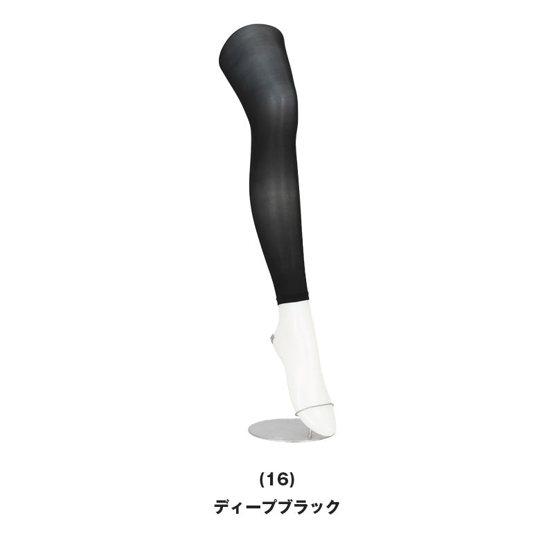 アツギ 25デニール 黒 レギンス 10分丈 ストッキング レディース 通気性 M-L L-LL UVカット レッグウェア ブラックストッキング 紫外線対策 スパッツ 黒レギンス 静電気防止 レディースインナー UV対策