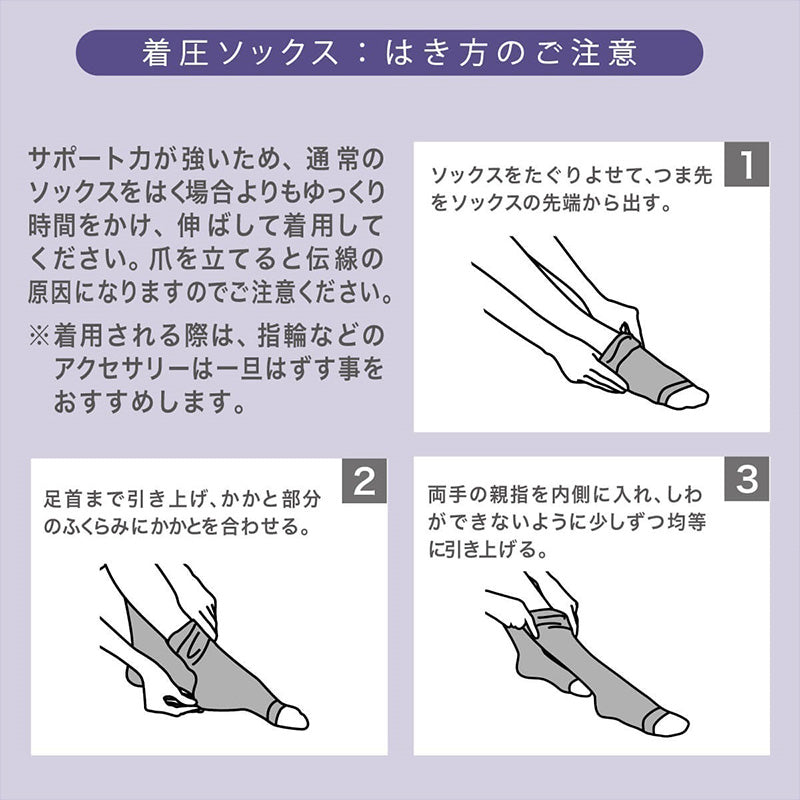 アツギ メディカル Atsugi Medical 一般医療機器 着圧ソックス つま先なし 足首28hPa レディース 23-25cm 着圧ソックス トウレス ハイソックス オープントウ 抗菌防臭 医療用 ふくらはぎサポート 段階着圧 むくみ対策 美脚ケア フィット 快適