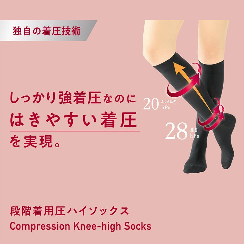 アツギ メディカル Atsugi Medical 一般医療機器 着圧ハイソックス 足首28hPa レディース 21-23cm 23-25cm 着圧ソックス ハイソックス 抗菌防臭 医療用 ふくらはぎサポート 段階着圧 むくみ対策 美脚ケア フィット 快適
