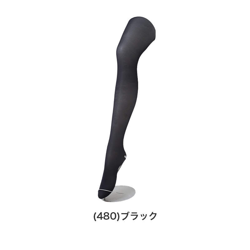 タイツ 30デニール レディース 黒 ブラック 透け感 シアータイツ アツギ Atsugi M-L L-LL デイリー パンスト ストッキング ヌードトウ バックマーク付き 通気性 ストレッチ 伸縮 美脚 脚細見え 上品 婦人 レッグウェア